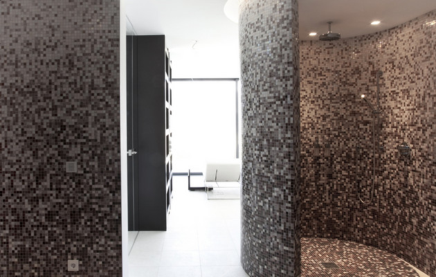 bathroom with tiles by neumann & partner